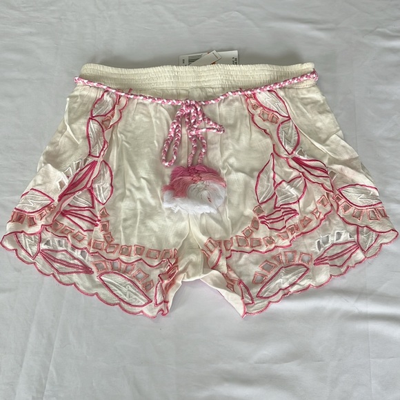 Trina Turk Womens Lahaina Cover up Shorts Pink NWT - Picture 4 of 10